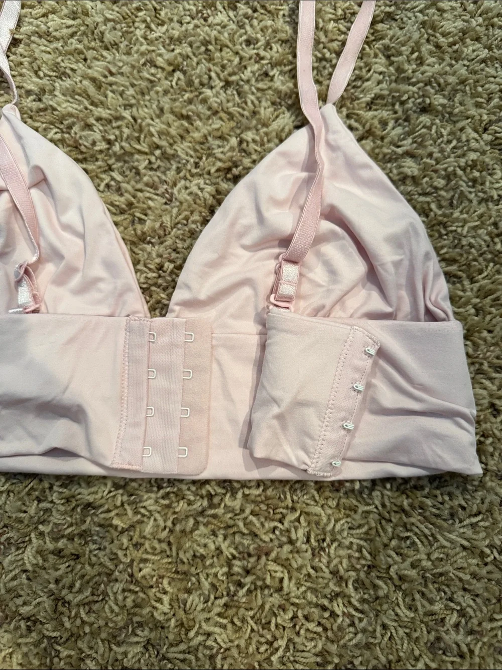 Intimo Light Pink Triangle Bralette